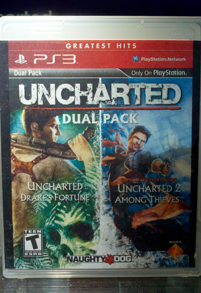 Uncharted 12 packshoot - Uncharted 1 & 2: Doublepack gesichtet