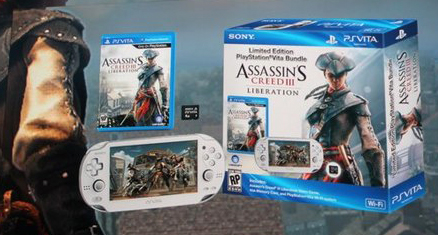 assassins creed 3 liberation ps vita weiss bundle - Assassins Creed 3 Liberation: Weitere Details + PS Vita weiß Bundle