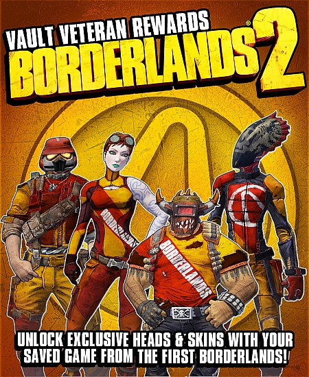 Borderlands 2 Veteran Reward - Borderlands 2: Bonis für Besitzer vom 1. Teil