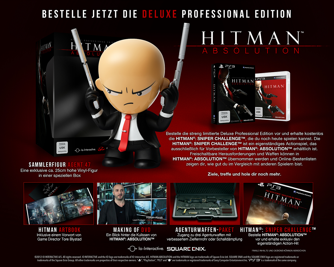 hitman absolution deluxe professional edition - Hitman Absolution: (Deluxe) Professional Editions angekündigt