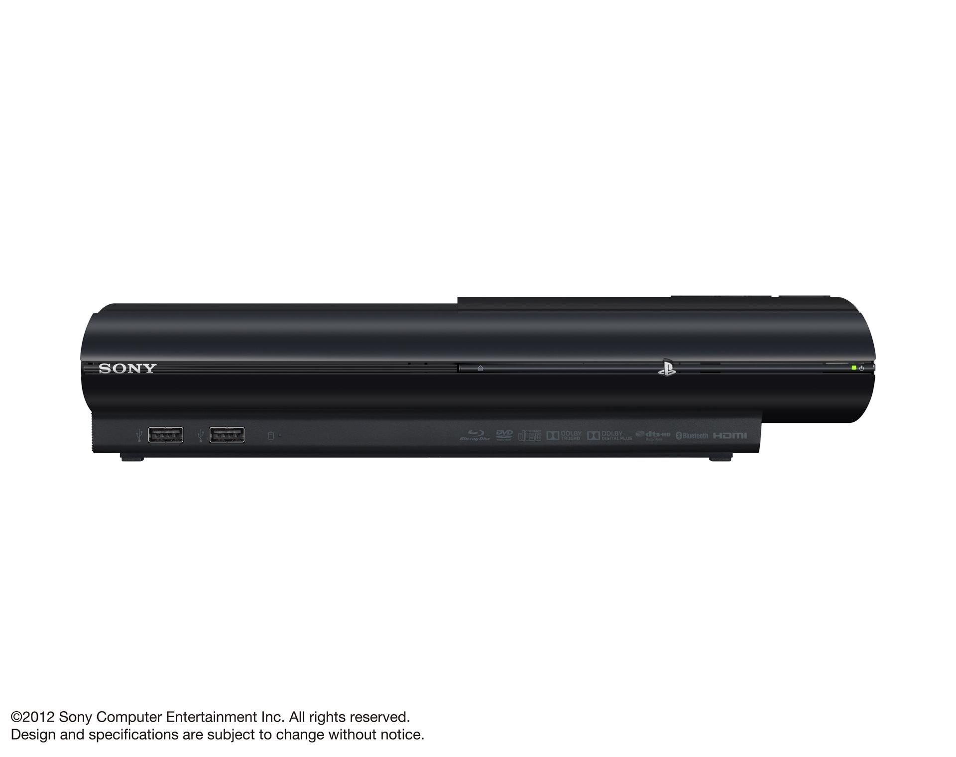 PS3 Super Slim Front - Playstation Super Slim: Details zur externen Festplatte und offizielle Bilder der Konsole