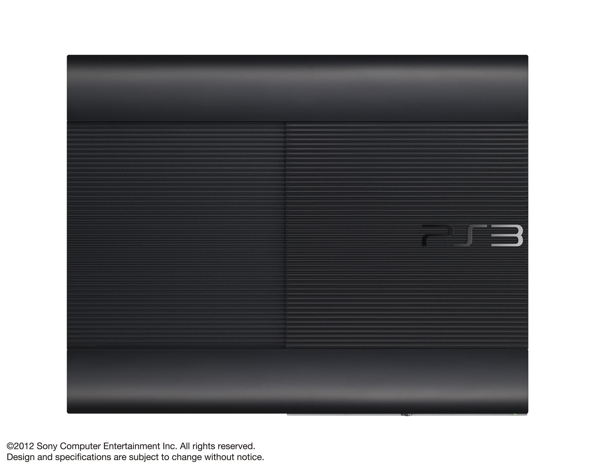PS3 Super Slim Oben - Playstation Super Slim: Details zur externen Festplatte und offizielle Bilder der Konsole