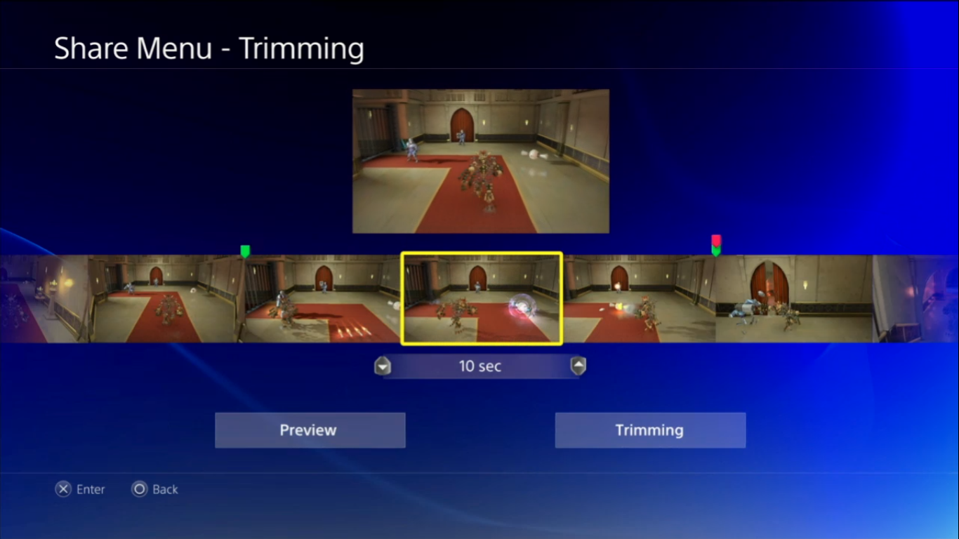 PS4 Interface