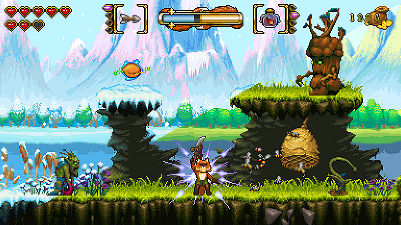 Retro-RPG-Plattformer Fox ‘n’ Forests in 16-Bit-Optik erscheint heute für PS4