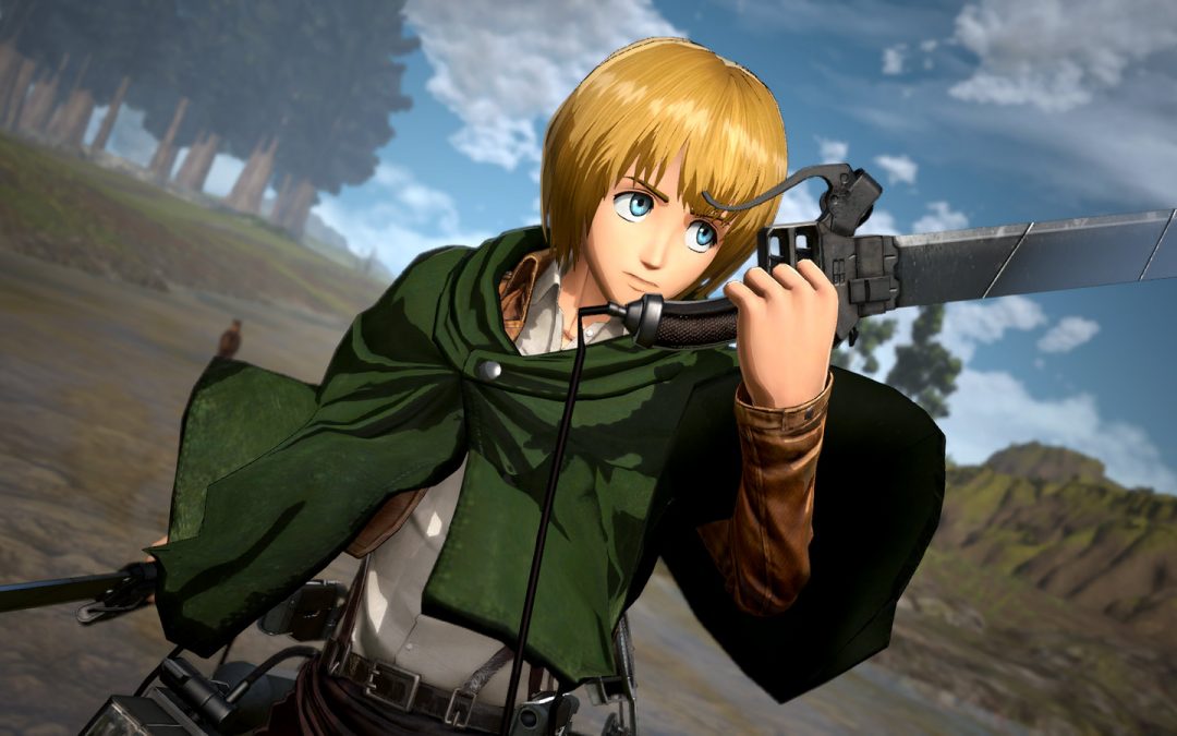 Werft einen ersten Blick auf den kolossalen neuen Helden, Titan Armin, in Attack on Titan 2: Final Battle