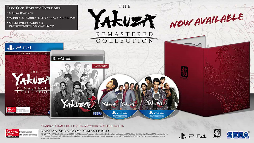 Die Yakuza Remastered Collection ist ab heute erhältlich